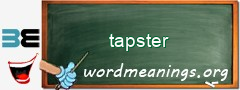 WordMeaning blackboard for tapster